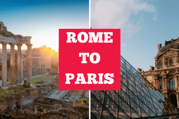 Tickets, timetables and routes for rome to paris by train.