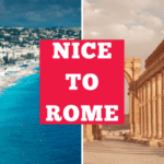 How to get from Nice to Rome by train.