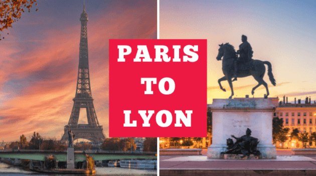 Train ticket and options from paris to lyon.