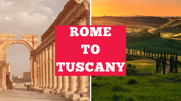 Rome to Tuscany train information, costs, times, options.