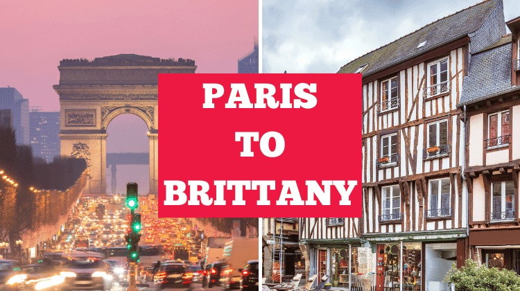 Trains from Paris to Brittany, France include stops in Dinan and Brest.