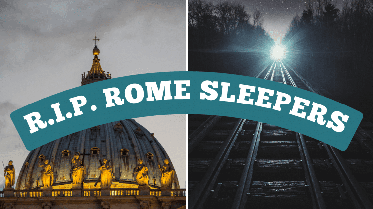 Paris to Rome overnight trains were discontinued in 2013 and haven't returned; this article covers other sleeper train options.