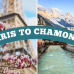 This photo shows both destinations of the Paris to Chamonix train route, explained in our article called Paris to Chamonix by Train.