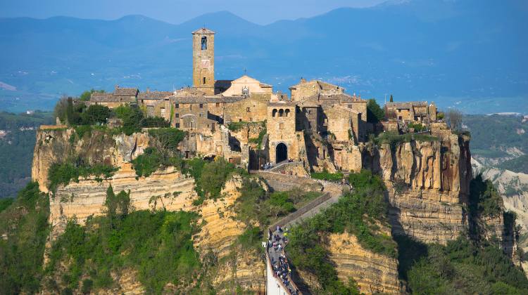 A stunning daylong excursion, Civita di Bagnoregio, shown here, is an easy train-bus trip from Rome.