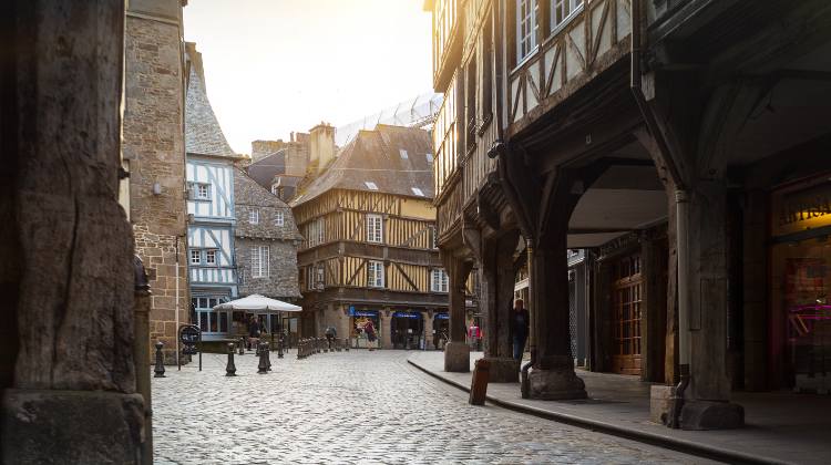Dinan, shown here, is our recommended destination when traveling from Paris to Brittany by train.